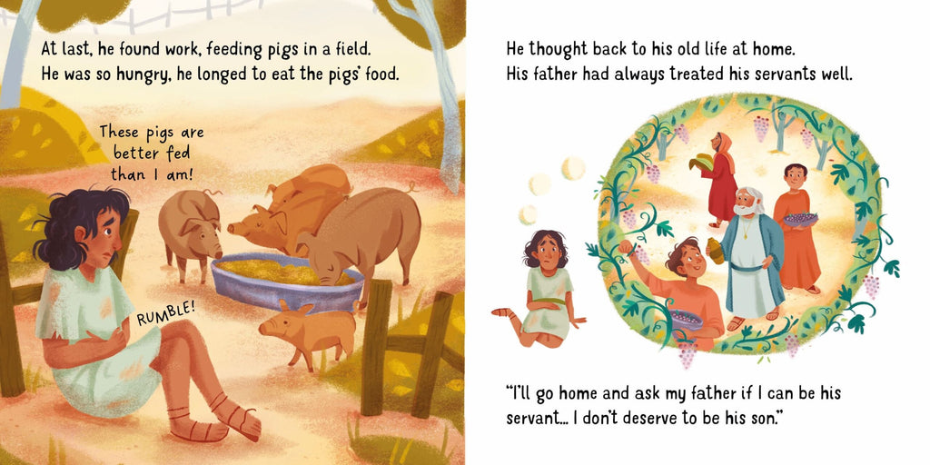 Usborne – The Prodigal Son – Carte pentru copii 18+ luni – carte pentru copii Usborne, detalii conținut