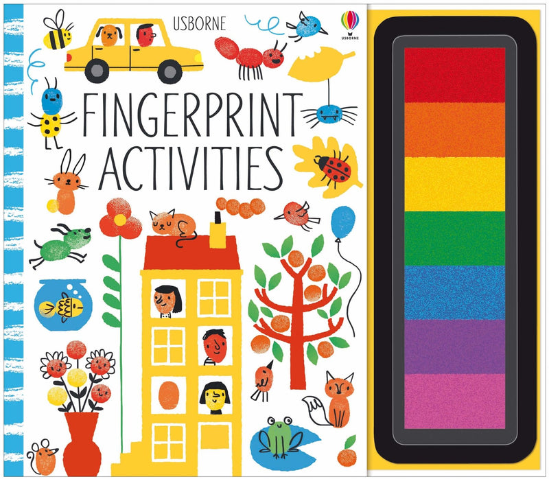 Usborne – Fingerprint Activities – Carte pentru copii 6+ ani – carte pentru copii Usborne, copertă