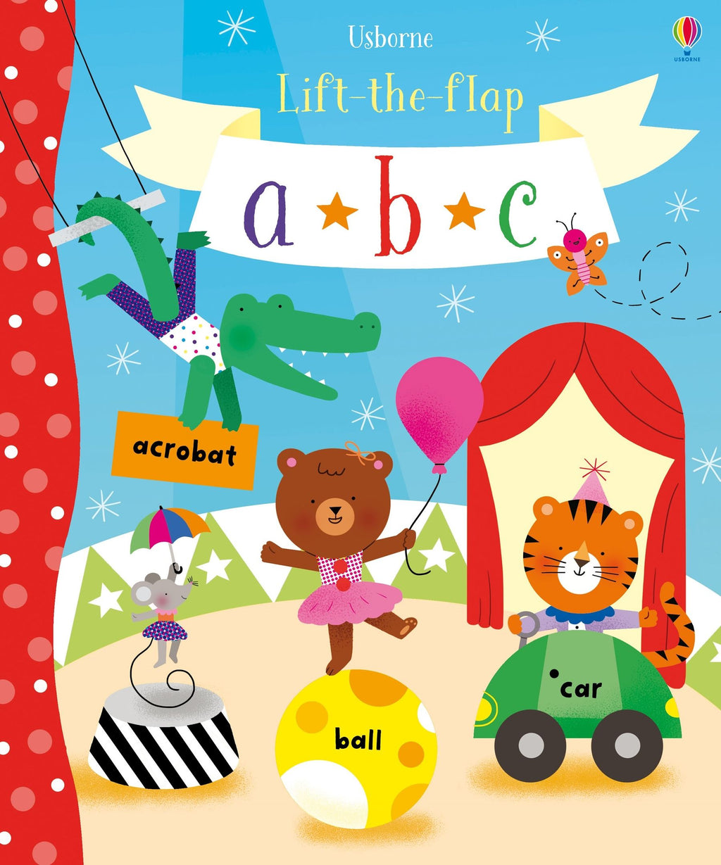 Usborne – Lift-the-Flap abc – Carte cu sunete pentru copii 3+ ani – carte pentru copii Usborne, copertă
