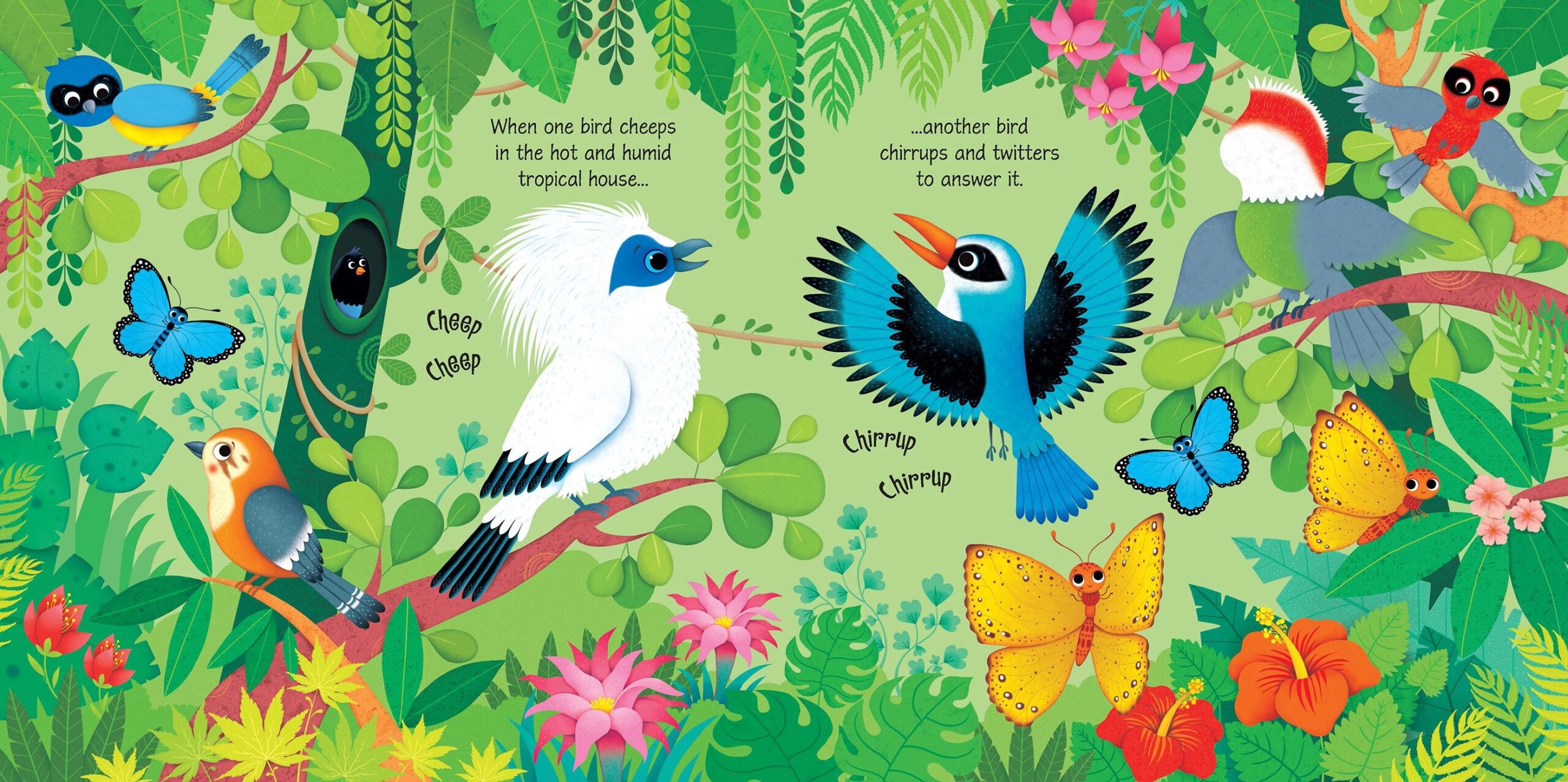 Usborne – Zoo Sounds – Carte cu sunete pentru copii 3+ ani – carte pentru copii Usborne, pagini interior ilustrate