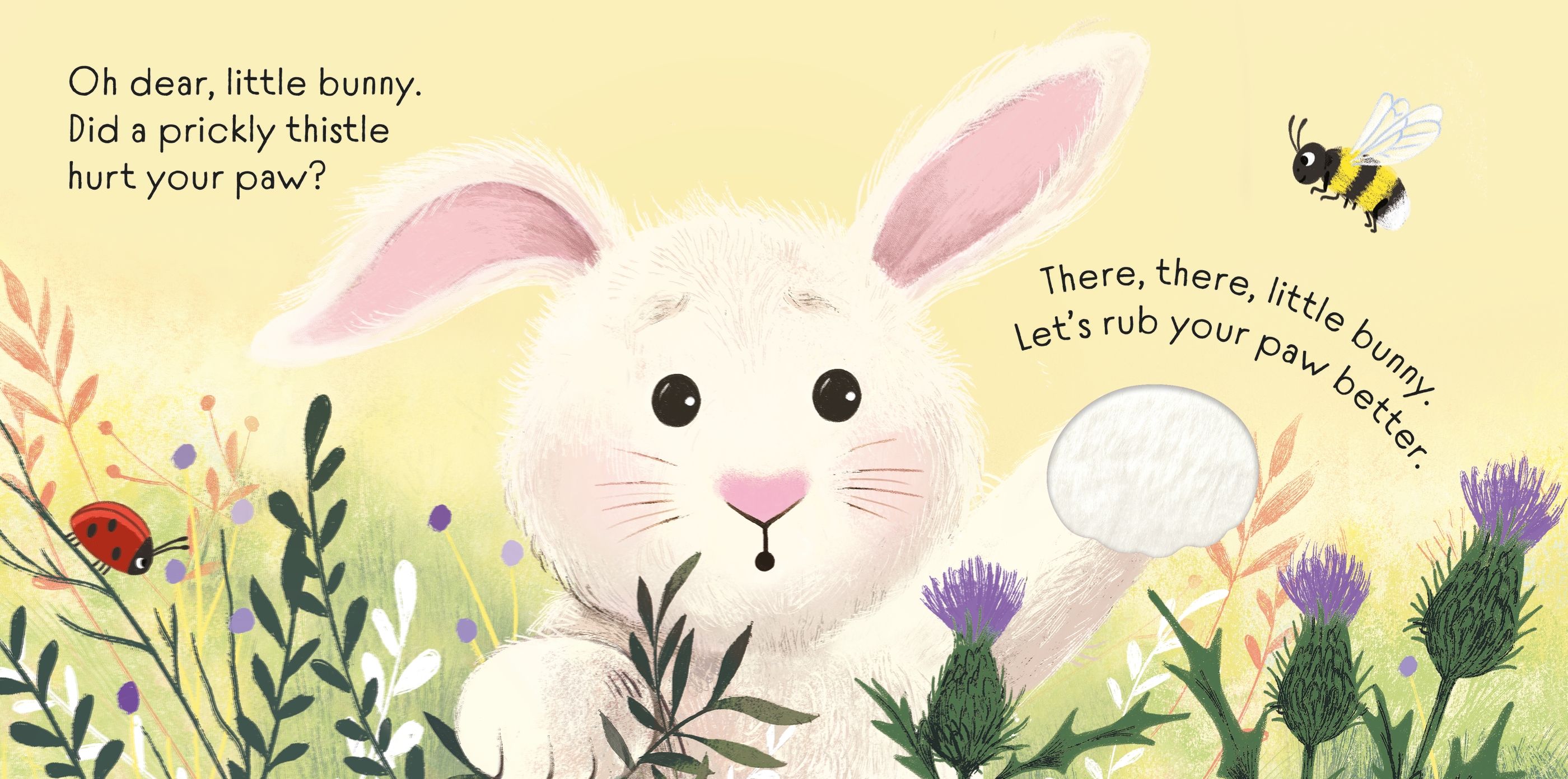 Usborne – There There Little Bunny – Carte pentru copii 6+ luni – carte pentru copii Usborne, preview pagini