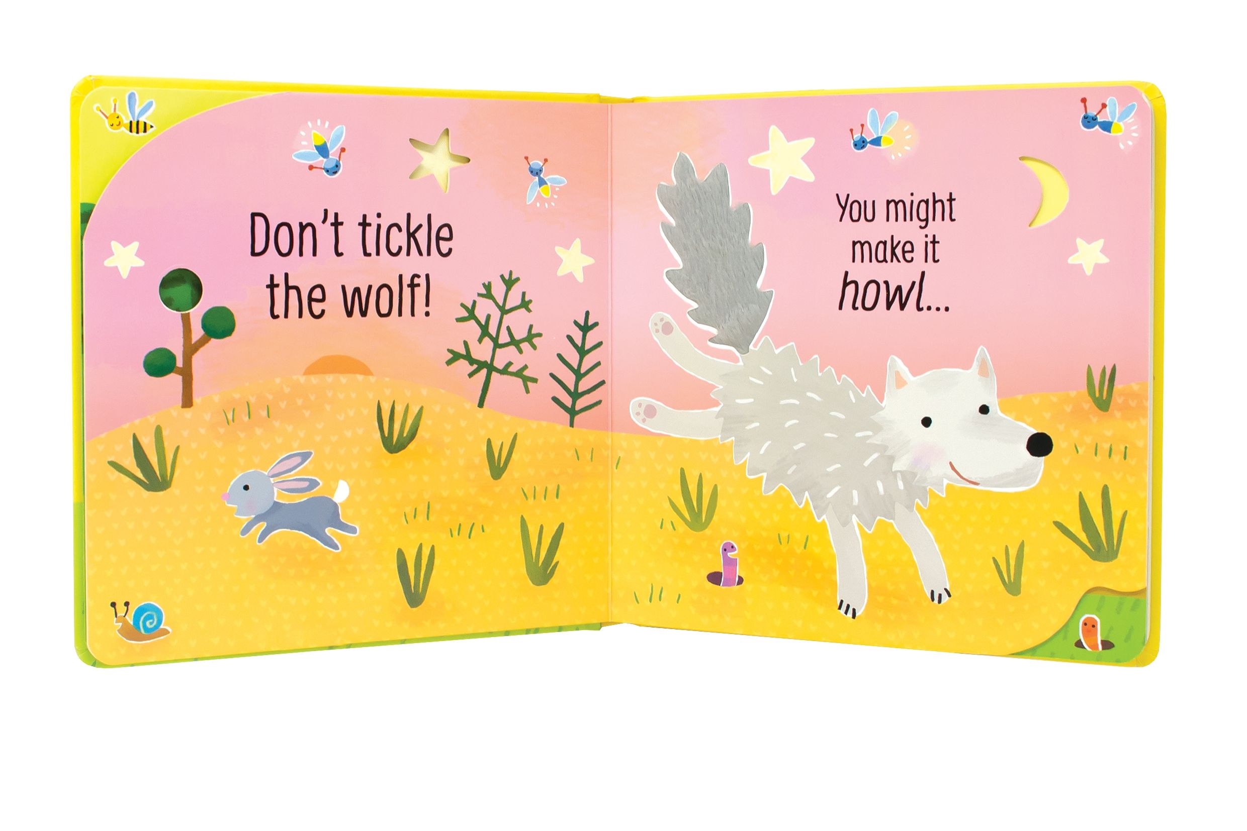 Usborne – Don't Tickle the Bear! – Carte cu sunete pentru copii 6+ luni – carte pentru copii Usborne, preview pagini