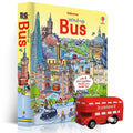 Usborne – Wind-up Bus – Carte pentru copii 3+ ani – carte pentru copii Usborne, copertă