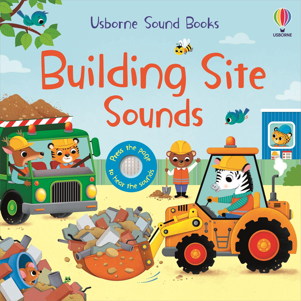 Usborne – Building Site Sounds – Carte pentru copii 12+ luni – carte pentru copii Usborne, copertă