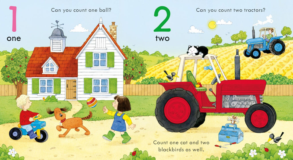 Usborne – Poppy and Sam's Counting Book – Carte pentru copii 3+ ani – carte pentru copii Usborne, preview pagini