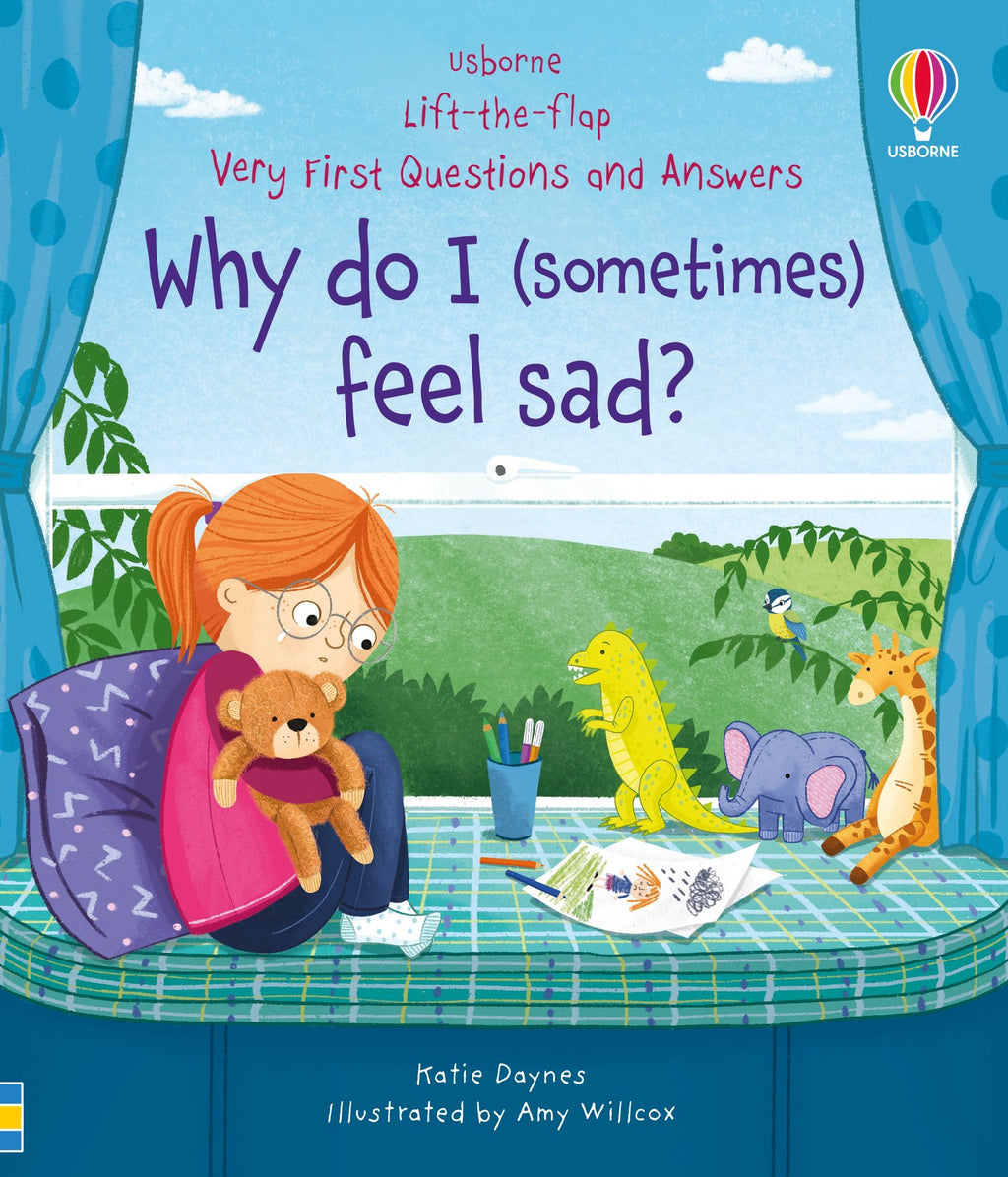Usborne – Very First Questions & Answers: Why do I (sometimes) feel sad? – Carte pentru copii 3+ ani – carte pentru copii Usborne, copertă
