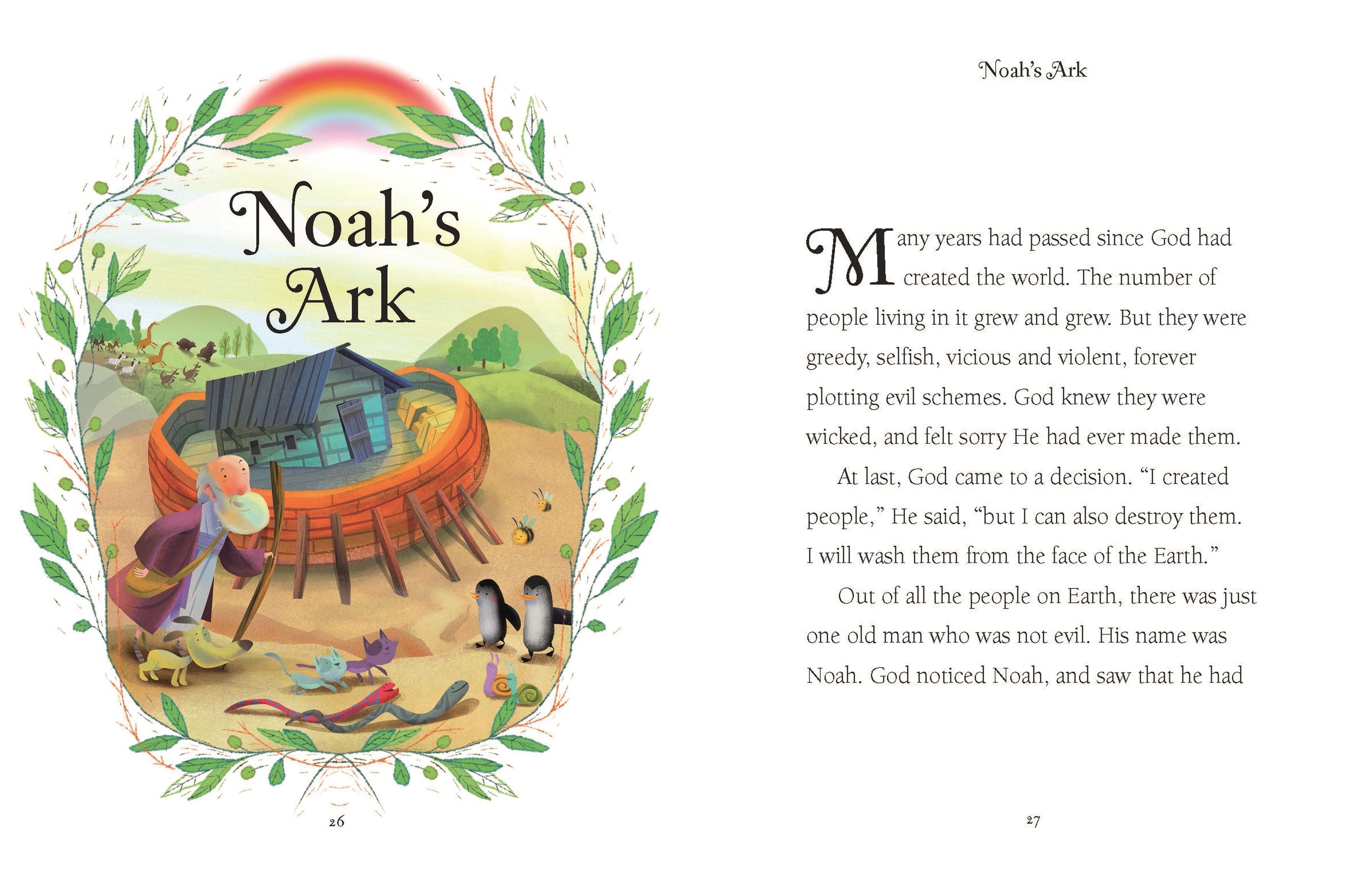 Usborne – Illustrated Bible Stories – Carte pentru copii 5+ ani – carte pentru copii Usborne, detalii conținut