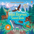 Usborne – Wild Animals Sound Book – Carte cu sunete pentru copii 6+ luni – carte pentru copii Usborne, copertă