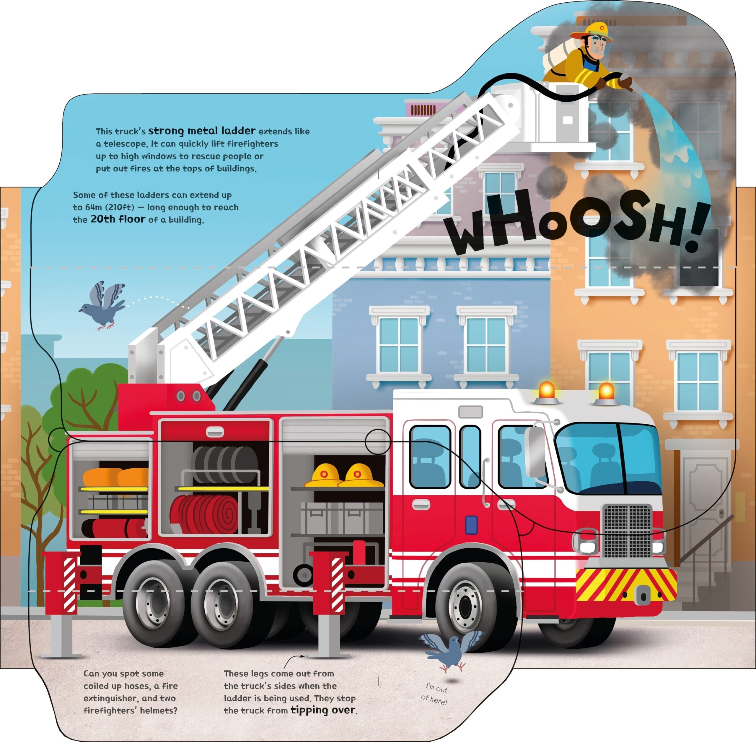 Usborne – Great Big Trucks (with great big flaps) – Carte pentru copii 3+ ani – carte pentru copii Usborne, preview pagini