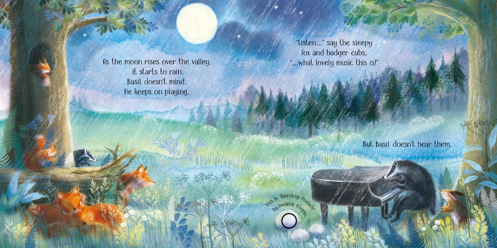 Usborne – Sleepytime Music Book – Carte pentru copii 6+ luni – carte pentru copii Usborne, pagini interior ilustrate