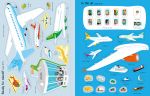 Usborne – First Sticker Book Airport – Carte cu stickere pentru copii 3+ ani – carte pentru copii Usborne, preview pagini