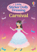Usborne – Little Sticker Dolly Dressing Carnival – Carte cu stickere pentru copii 4+ ani – carte pentru copii Usborne, copertă