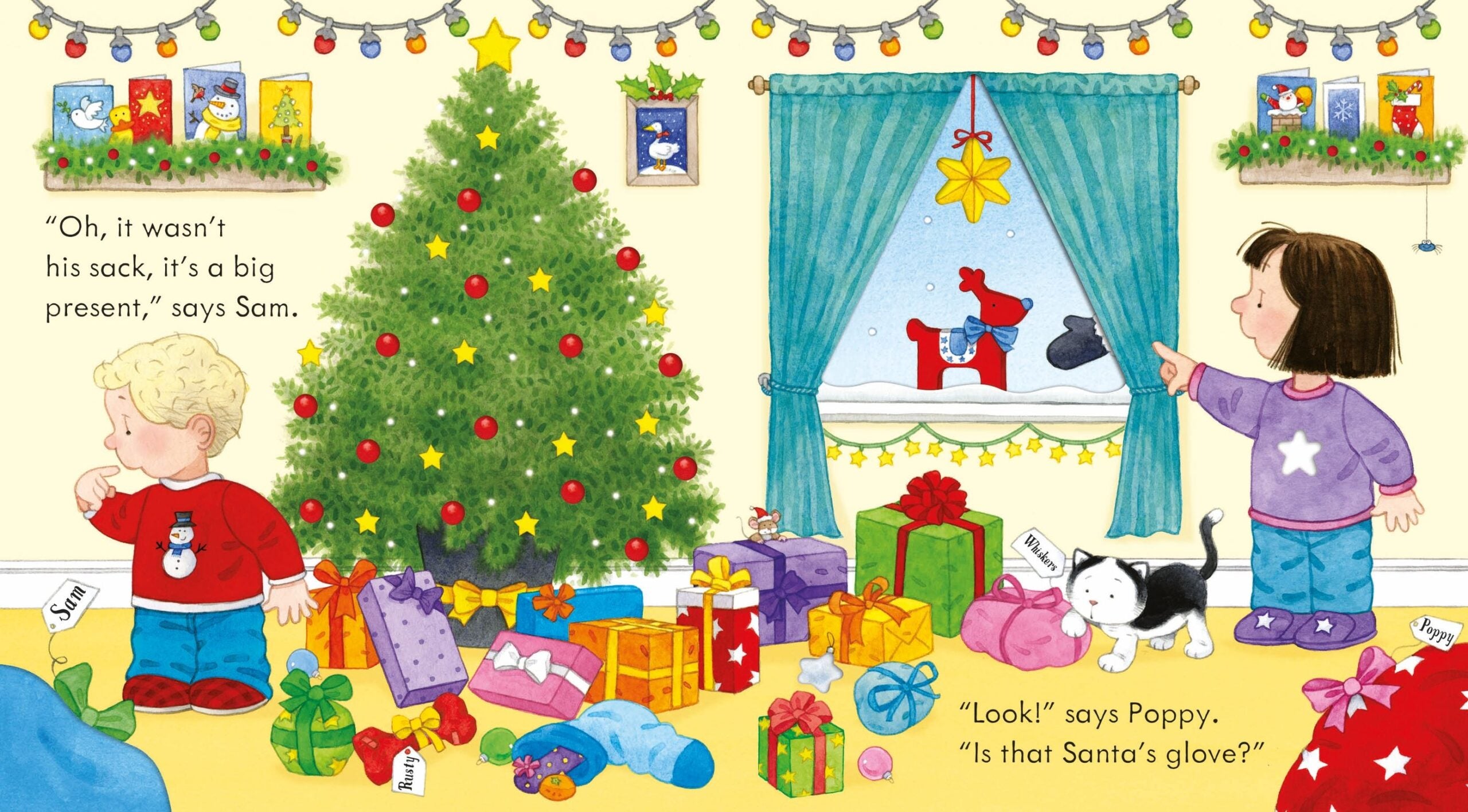 Usborne – Poppy and Sam's Christmas – Carte pentru copii 12+ luni – carte pentru copii Usborne, preview pagini