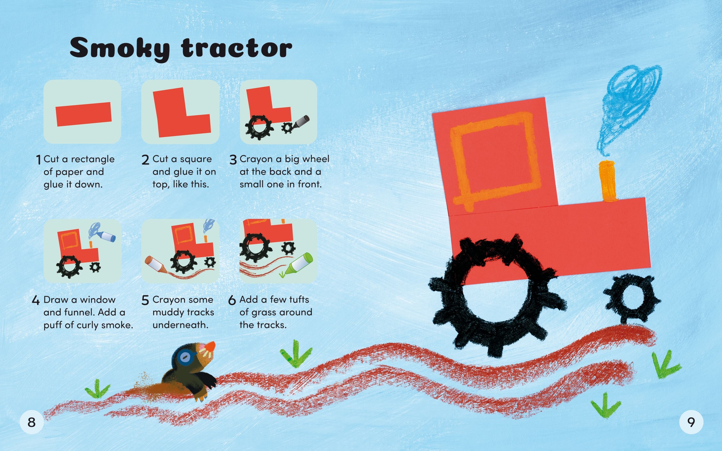 Usborne – Farm Fun – Carte de activități pentru copii 3+ ani – carte pentru copii Usborne, pagini interior ilustrate