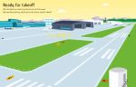 Usborne – First Sticker Book Airport – Carte cu stickere pentru copii 3+ ani – carte pentru copii Usborne, preview pagini