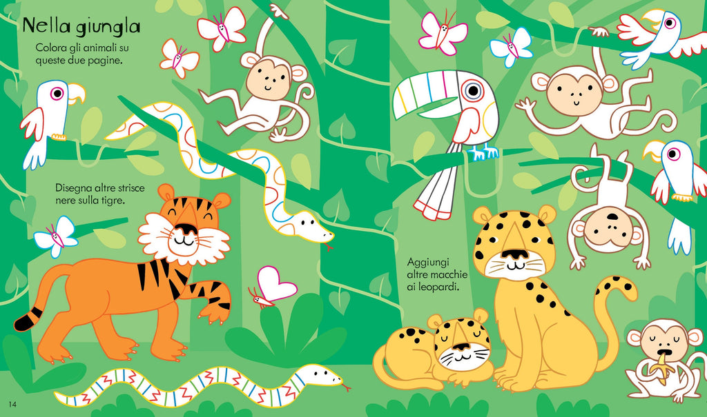 Usborne – Little Children's Travel Activity Book – Carte de activități pentru copii 4+ ani – carte pentru copii Usborne, pagini interior ilustrate