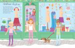 Usborne – Sticker Dolly Dressing Christmas – Carte cu stickere pentru copii 5+ ani – carte pentru copii Usborne, pagini interior ilustrate