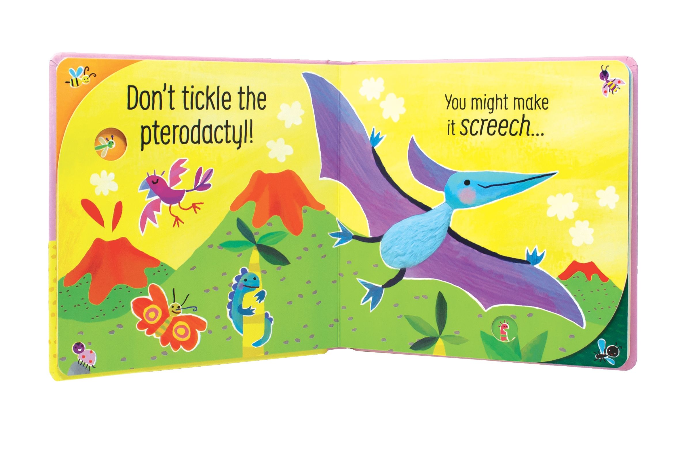 Usborne – Don't Tickle the Dinosaur! – Carte cu sunete pentru copii 6+ luni – carte pentru copii Usborne, preview pagini