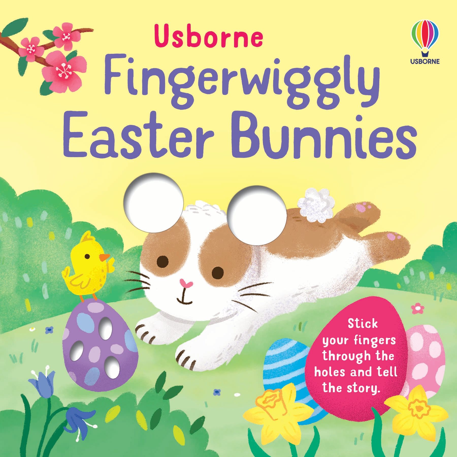 Usborne – Fingerwiggly Easter Bunnies – Carte pentru copii 12+ luni – carte pentru copii Usborne, copertă