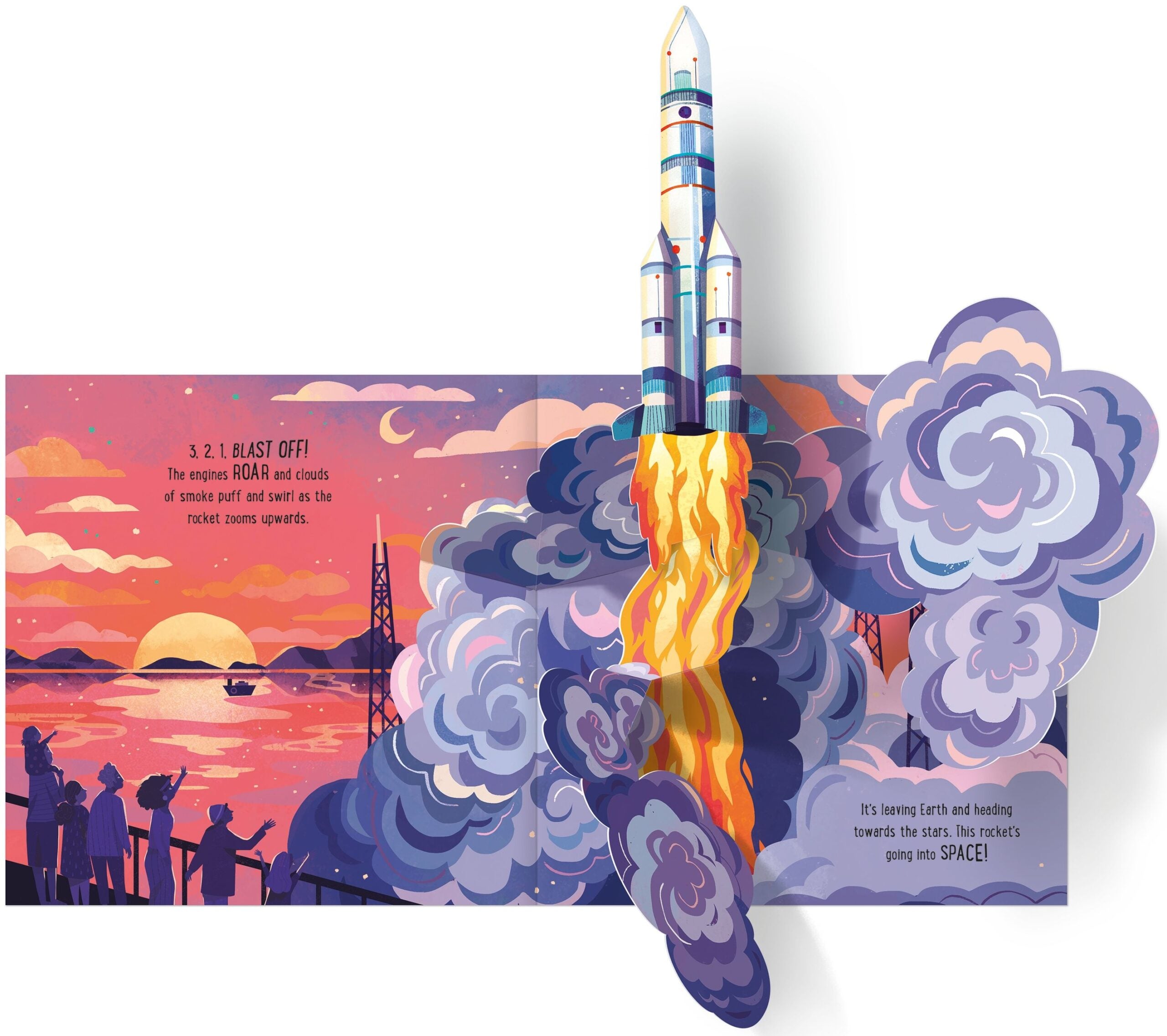 Usborne – Pop-up Space – Carte pentru copii 5+ ani – carte pentru copii Usborne, pagini interior ilustrate