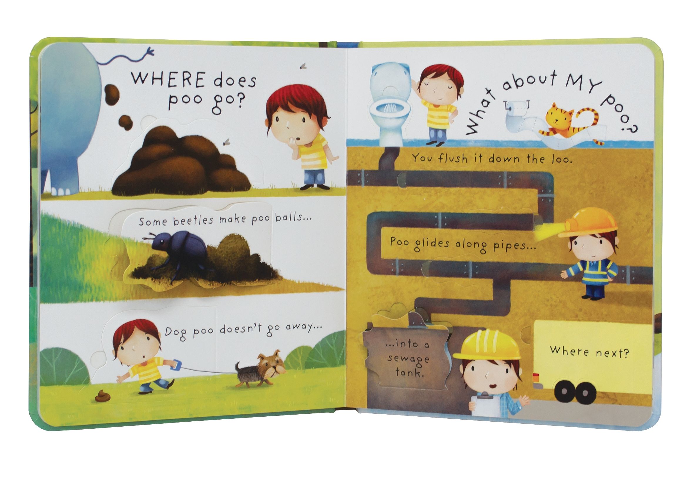 Usborne – Very First Questions and Answers What is poo? – Carte pentru copii 3+ ani – carte pentru copii Usborne, preview pagini