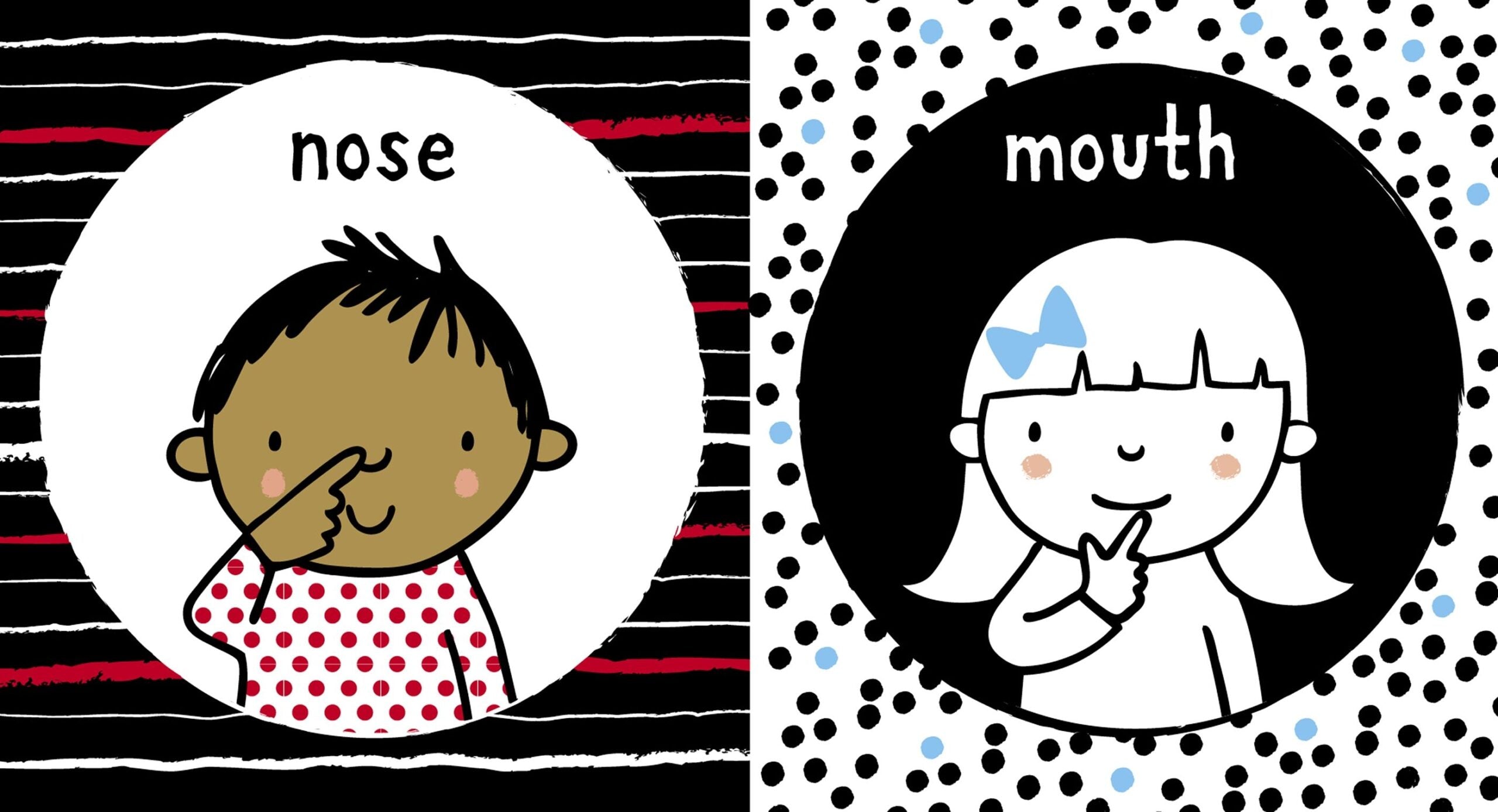Usborne – Baby's Very First Black and White Little Library – Carte pentru copii 0+ luni – carte pentru copii Usborne, preview pagini