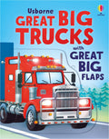 Usborne – Great Big Trucks (with great big flaps) – Carte pentru copii 3+ ani – carte pentru copii Usborne, copertă