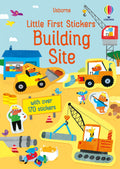Usborne – Little First Stickers Building Site – Carte cu stickere pentru copii 3+ ani – carte pentru copii Usborne, copertă