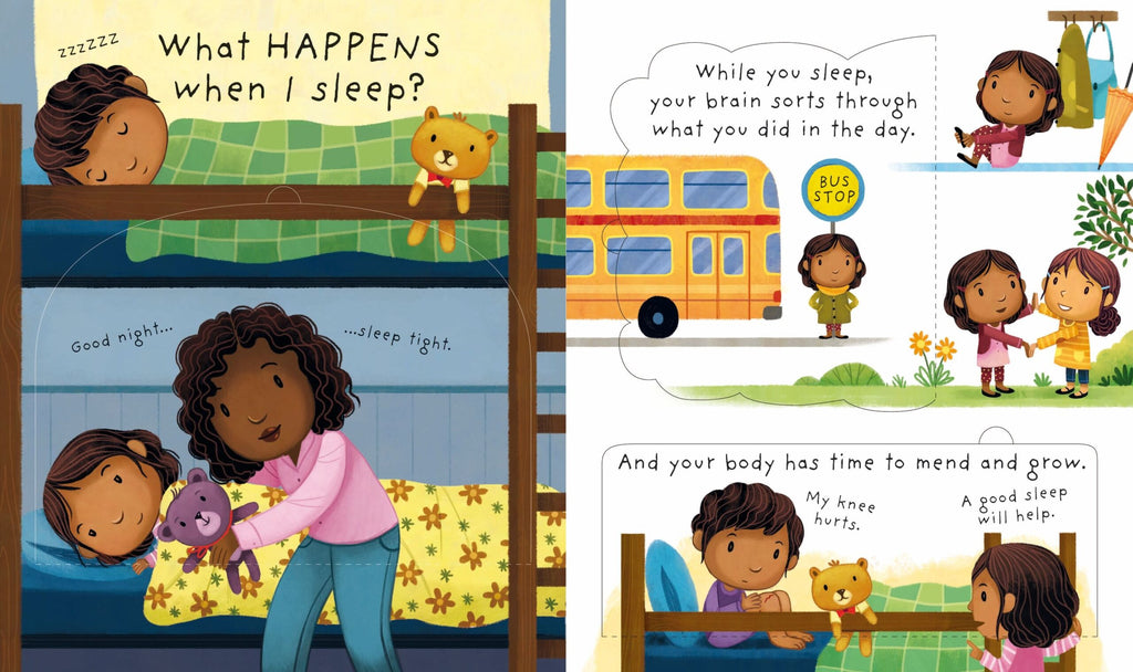 Usborne – Very First Questions and Answers What is Sleep? – Carte pentru copii 3+ ani – carte pentru copii Usborne, detalii conținut