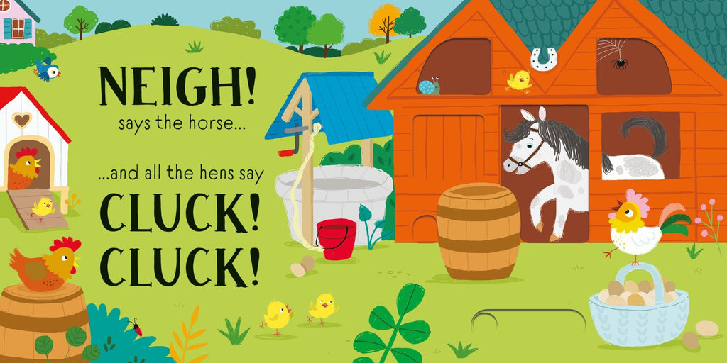 Usborne – Slider Sound Books Moo! – Carte cu sunete pentru copii 6+ luni – carte pentru copii Usborne, preview pagini
