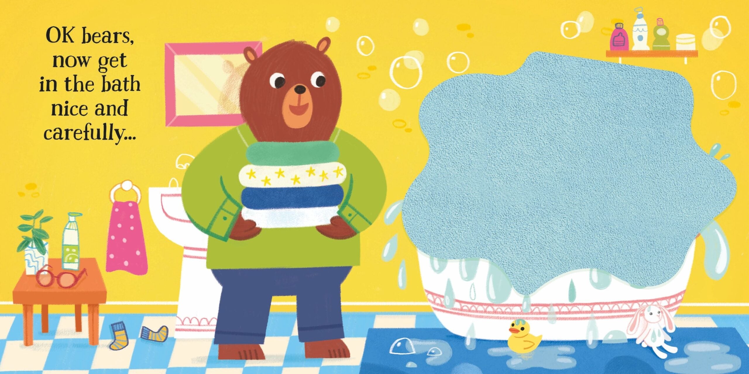 Usborne – Bathtime for Baby Bears – Carte pentru copii 6+ luni – carte pentru copii Usborne, preview pagini