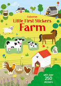 Usborne – Little First Stickers Farm – Carte cu stickere pentru copii 3+ ani – carte pentru copii Usborne, copertă
