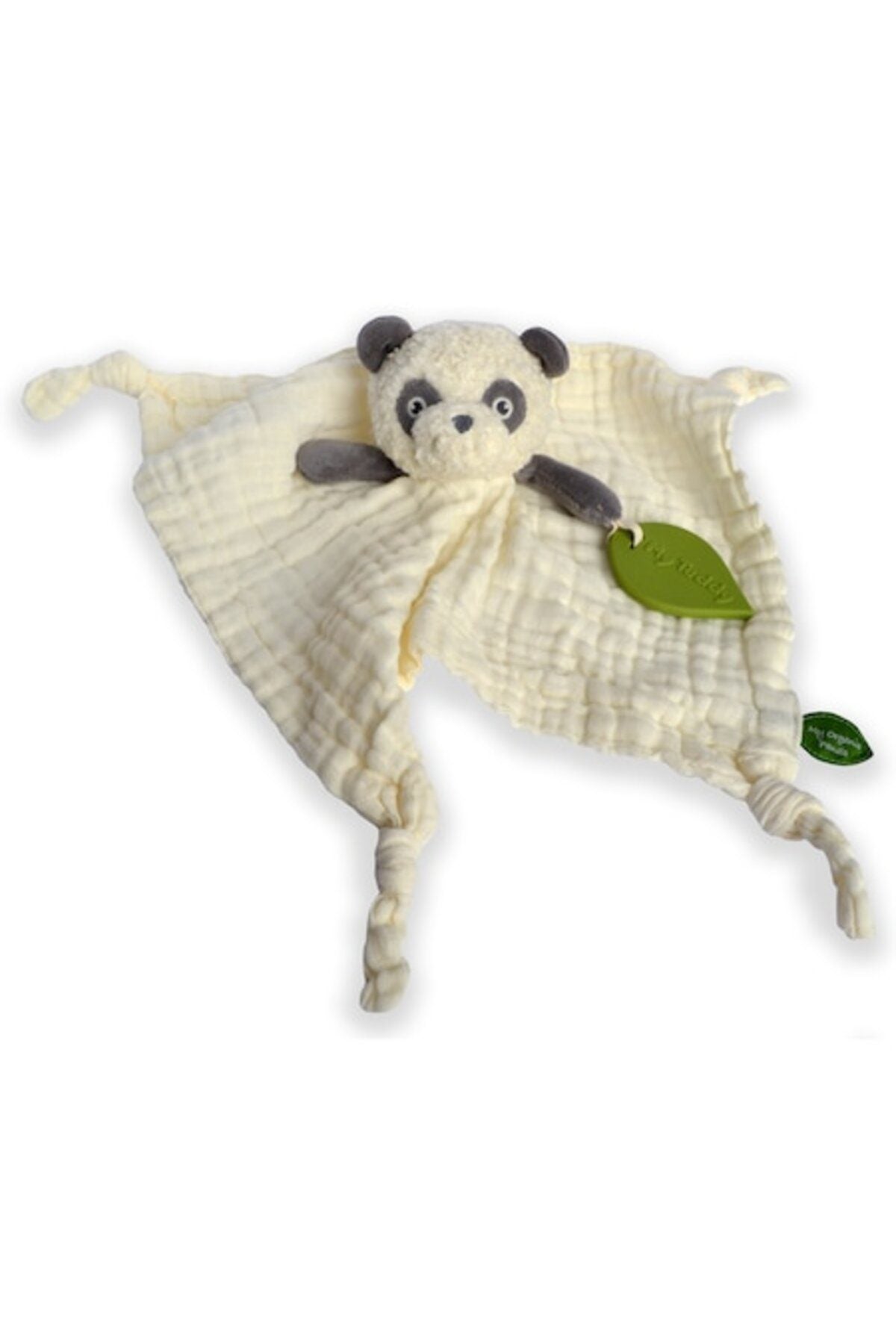 My Teddy Păturică confort cu jucărie dentiție My Organic Panda MOPK image 0
