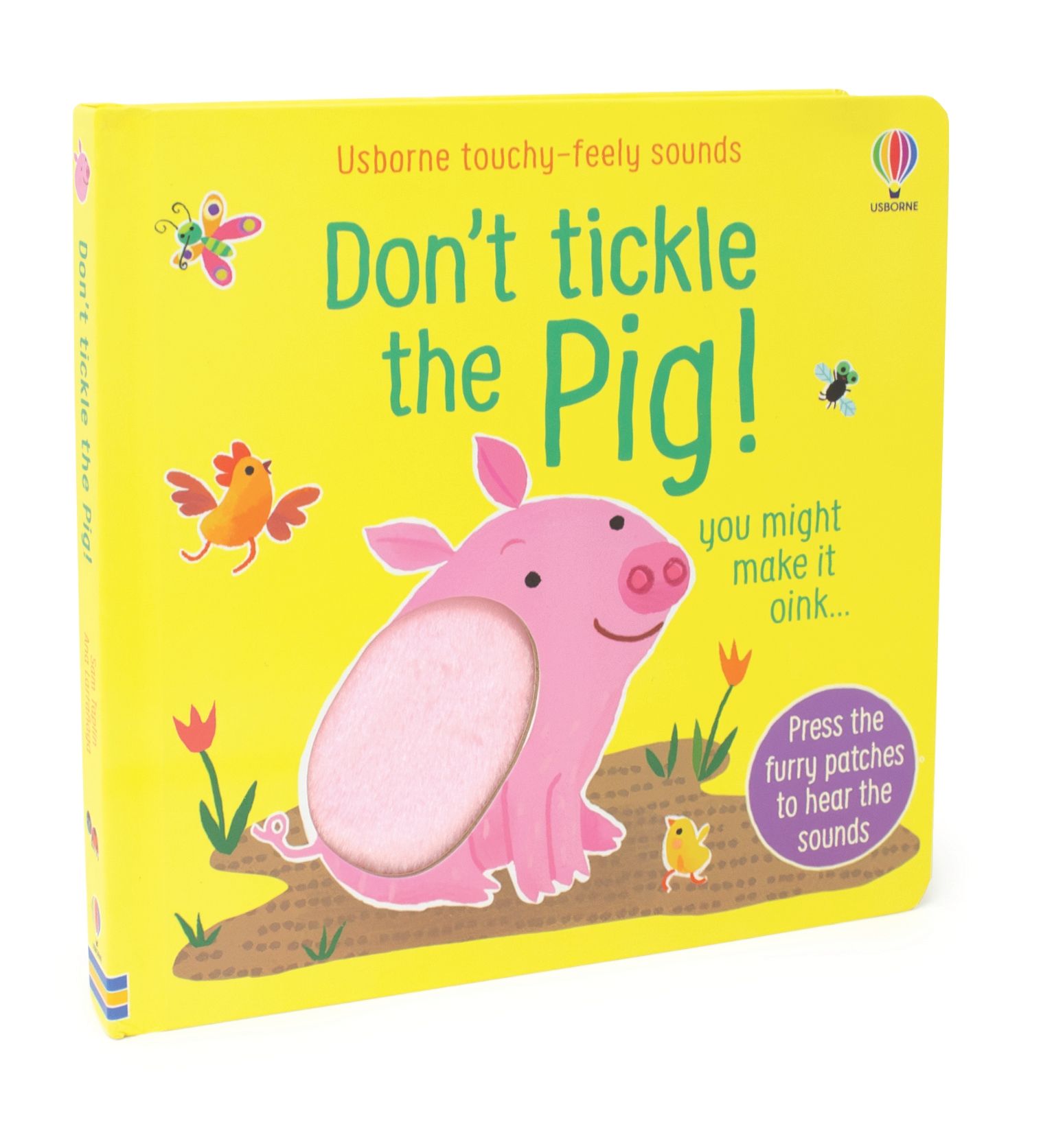 Usborne – Don't Tickle the Pig! – Carte cu sunete pentru copii 6+ luni – carte pentru copii Usborne, preview pagini