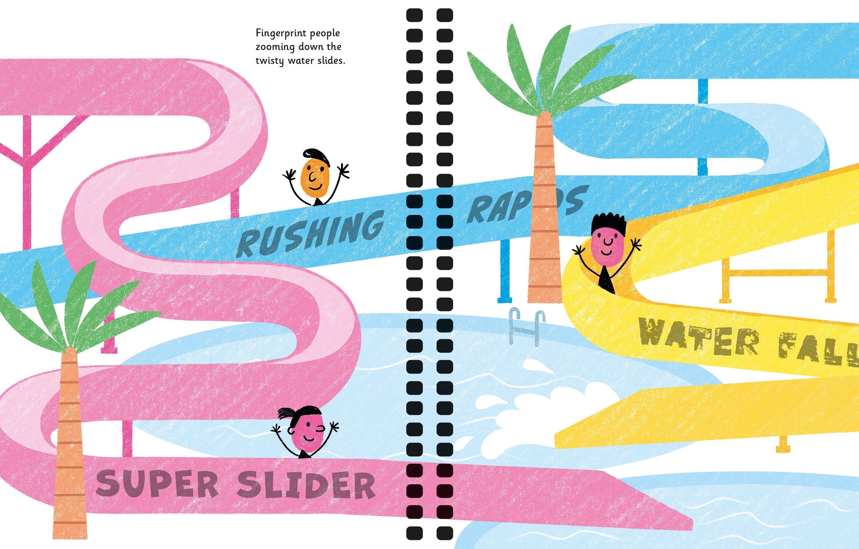 Usborne – Fingerprint Activities Summertime – Carte pentru copii 6+ ani – carte pentru copii Usborne, preview pagini