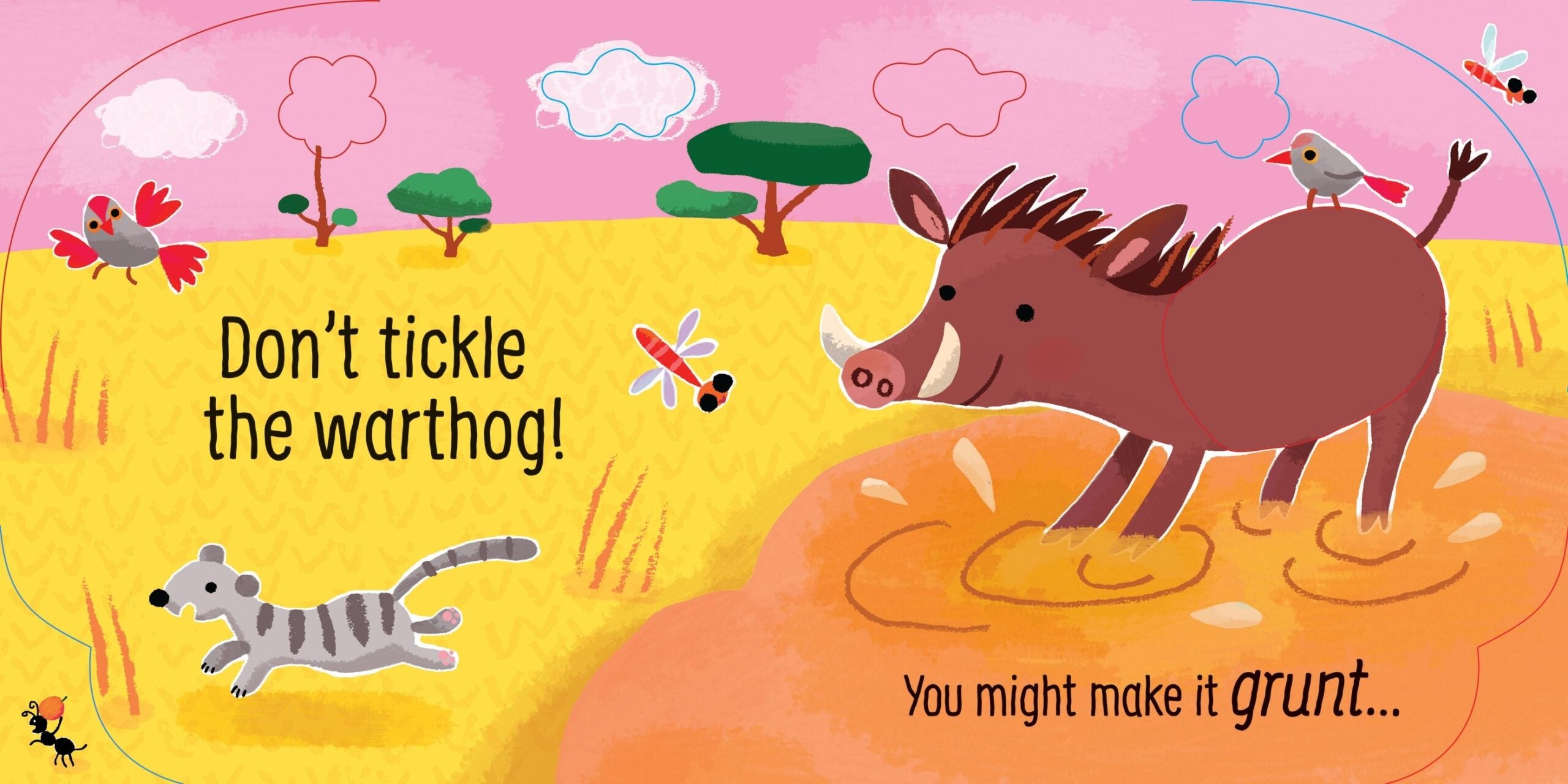 Usborne – Don't Tickle the Monkey! – Carte cu sunete pentru copii 6+ luni – carte pentru copii Usborne, preview pagini