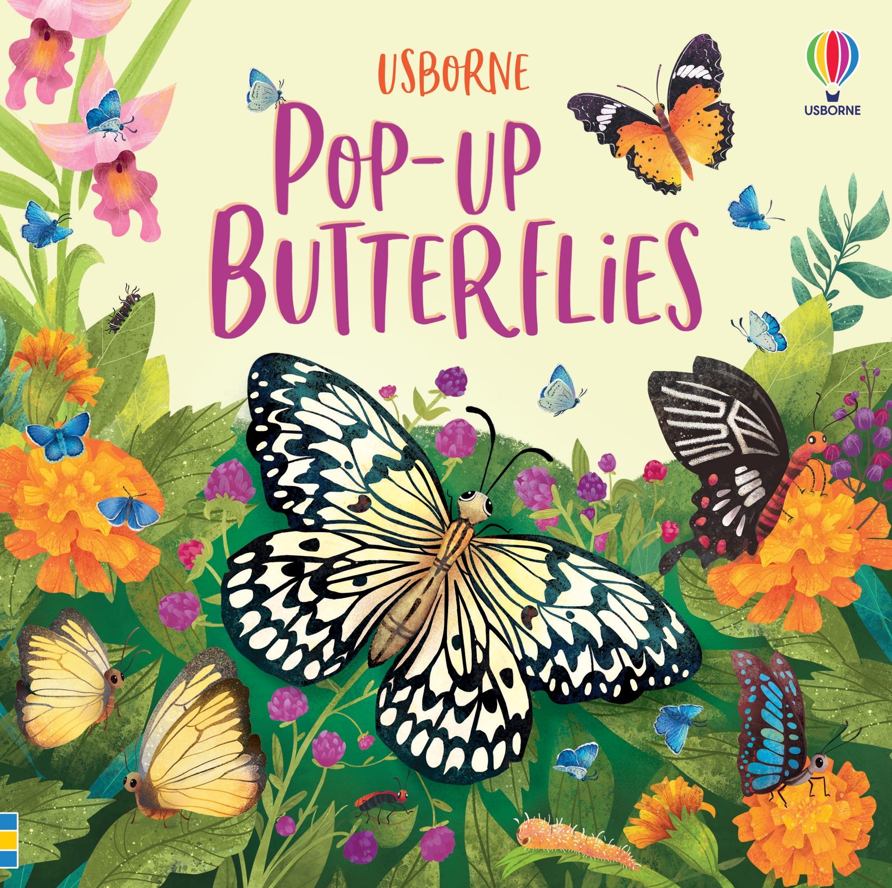 Usborne – Pop-Up Butterflies – Carte pentru copii 5+ ani – carte pentru copii Usborne, copertă