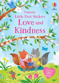 Usborne – Little First Stickers Love and Kindness – Carte cu stickere pentru copii 3+ ani – carte pentru copii Usborne, copertă
