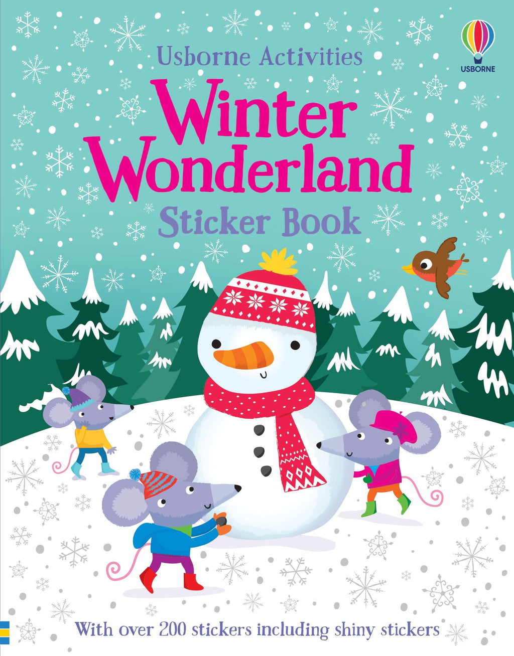 Usborne – Winter Wonderland Sticker Book – Carte cu stickere pentru copii 5+ ani – carte pentru copii Usborne, copertă