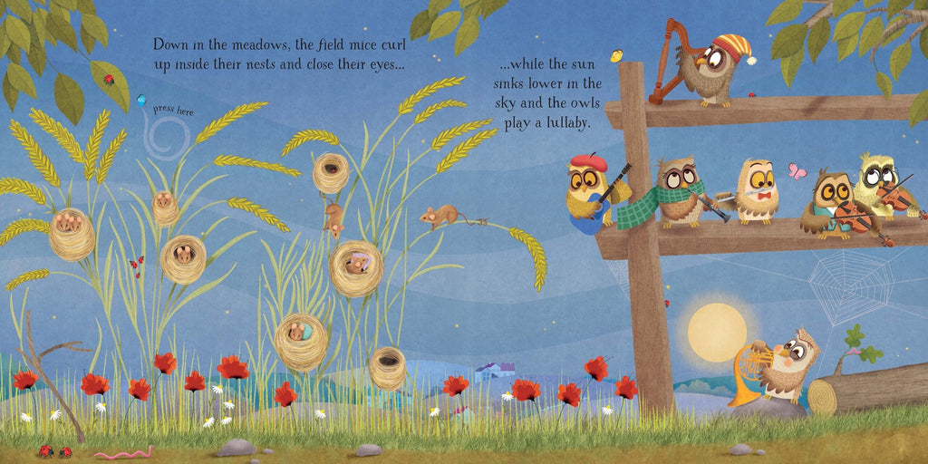 Usborne – Baby's Bedtime Music Book – Carte pentru copii 0+ luni – carte pentru copii Usborne, preview pagini