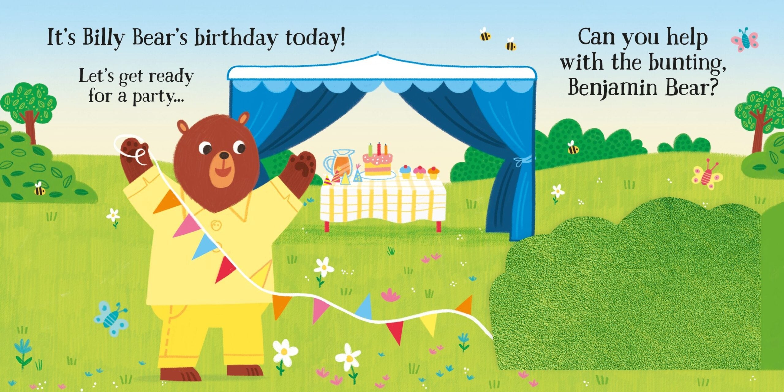 Usborne – Party time for baby bears – Carte pentru copii 6+ luni – carte pentru copii Usborne, pagini interior ilustrate