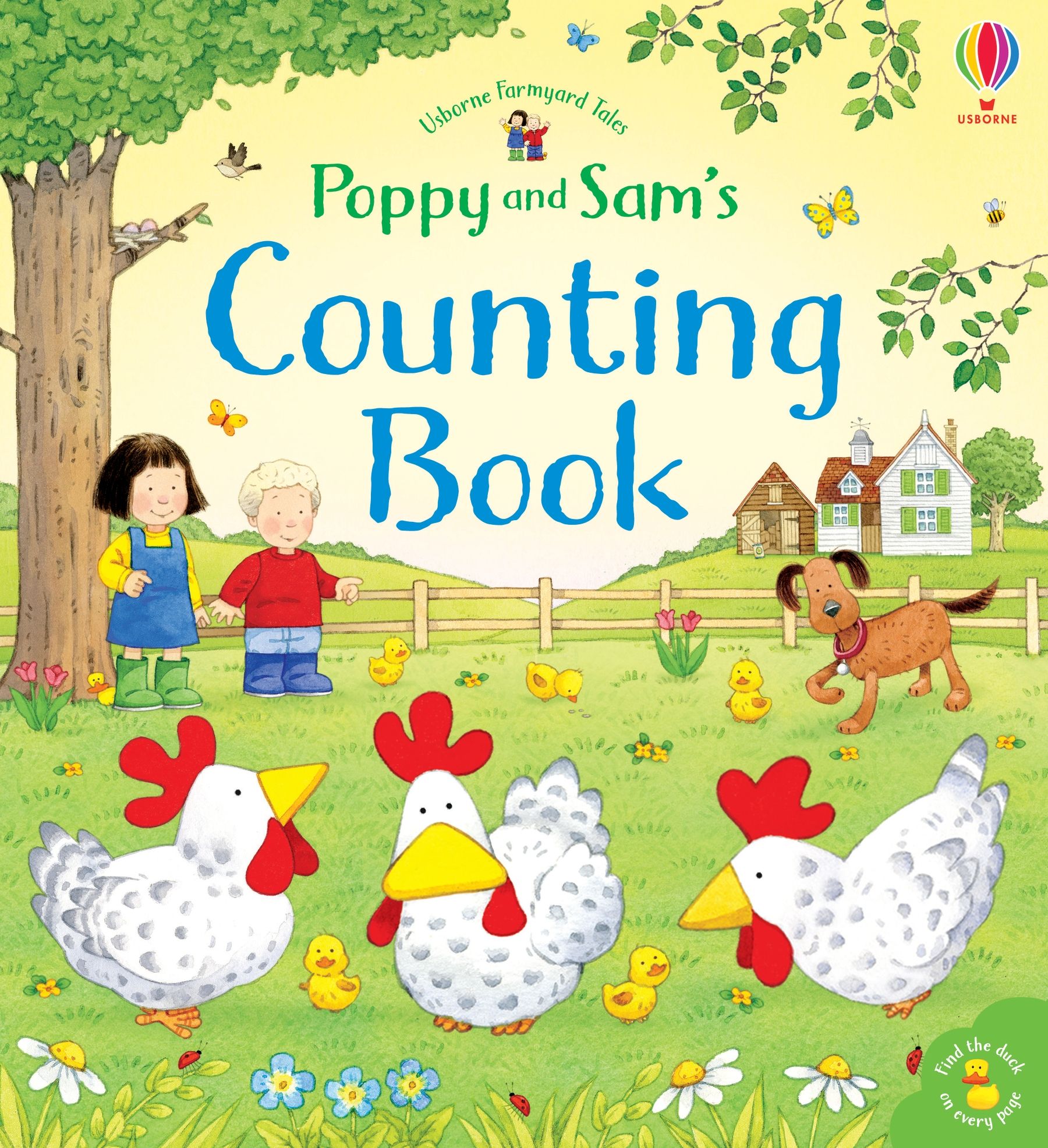 Usborne – Poppy and Sam's Counting Book – Carte pentru copii 3+ ani – carte pentru copii Usborne, copertă