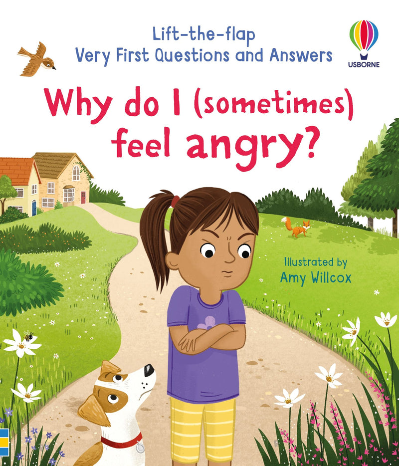 Usborne – Very First Questions and Answers: Why do I (sometimes) feel angry? – Carte pentru copii 3+ ani – carte pentru copii Usborne, copertă