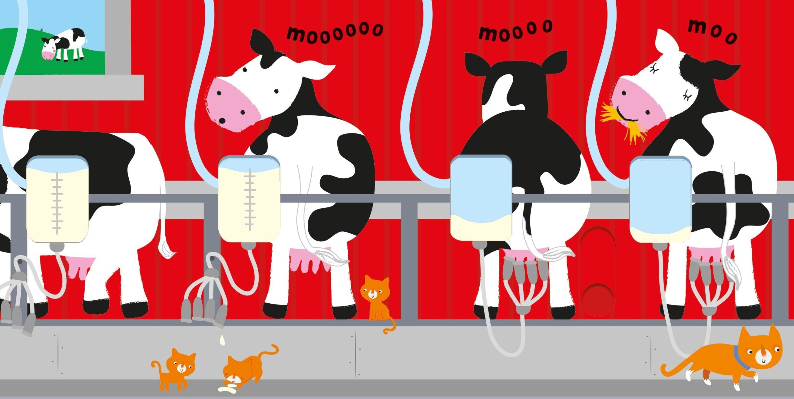 Usborne – Slide and See Farm – Carte pentru copii 6+ luni – carte pentru copii Usborne, pagini interior ilustrate