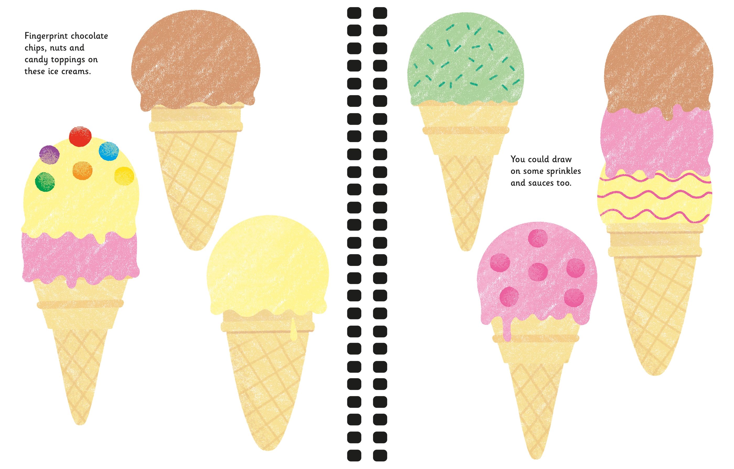 Usborne – Fingerprint Activities Summertime – Carte pentru copii 6+ ani – carte pentru copii Usborne, detalii conținut