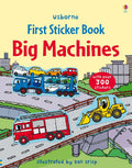 Usborne – First Sticker Book Big Machines – Carte cu stickere pentru copii 3+ ani – carte pentru copii Usborne, copertă