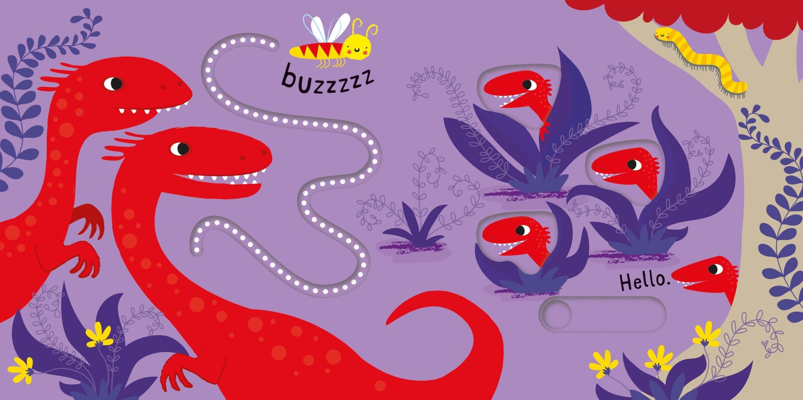 Usborne – Slide and See Dinosaurs – Carte pentru copii 6+ luni – carte pentru copii Usborne, preview pagini