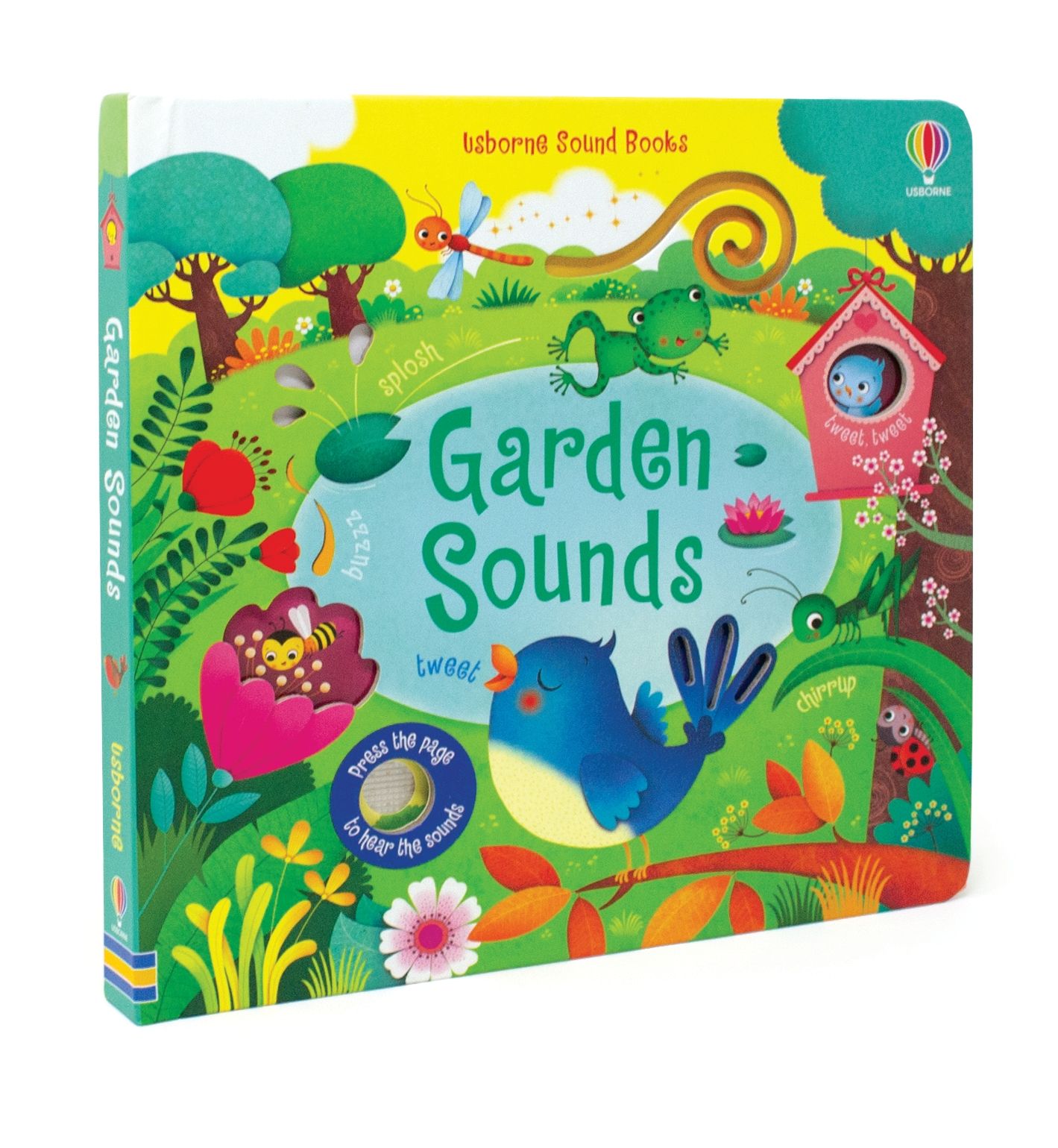 Usborne – Garden Sounds – Carte pentru copii 3+ ani – carte pentru copii Usborne, detalii conținut cu sunete