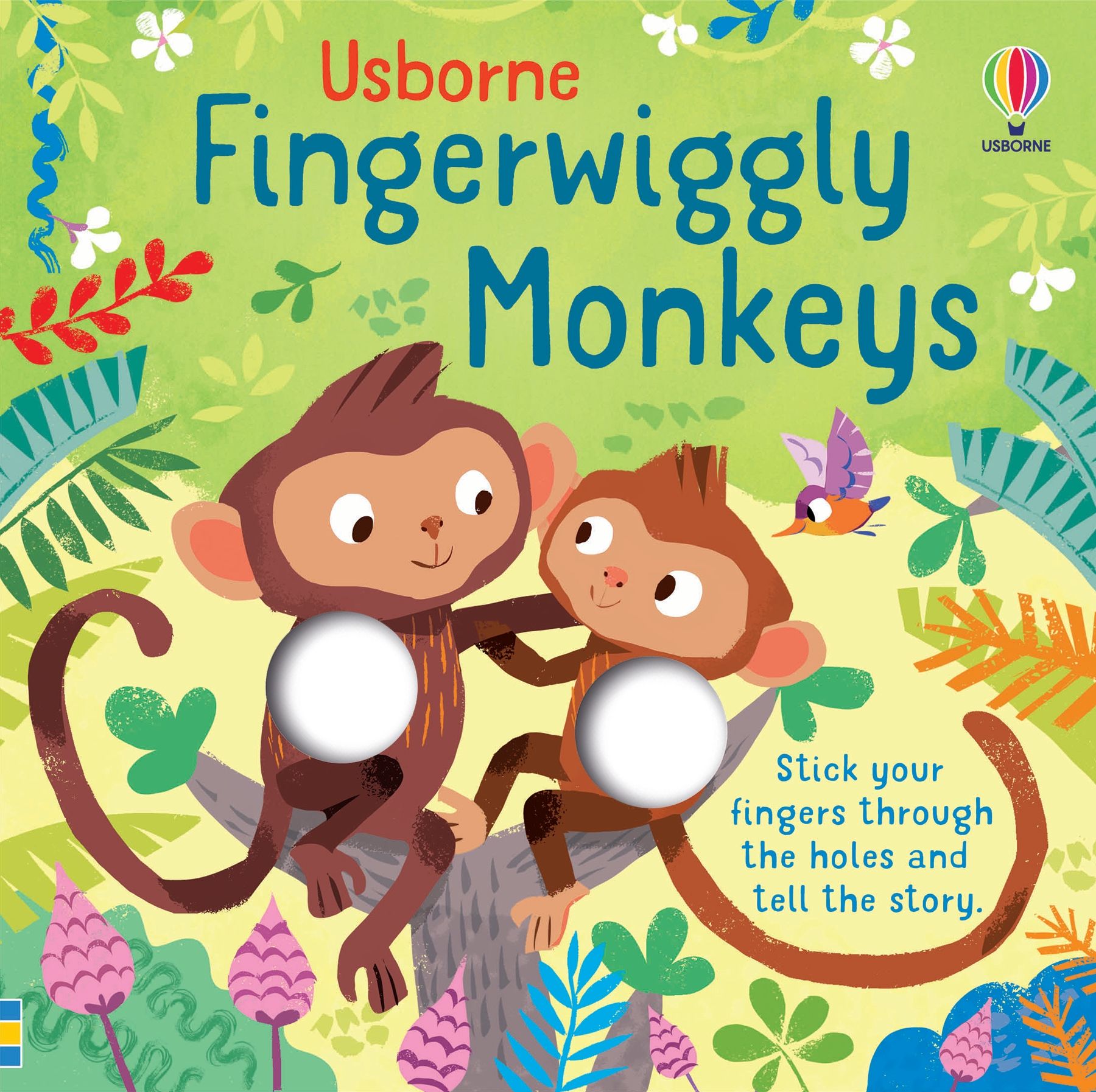 Usborne – Fingerwiggly Monkeys – Carte pentru copii 10+ luni – carte pentru copii Usborne, copertă