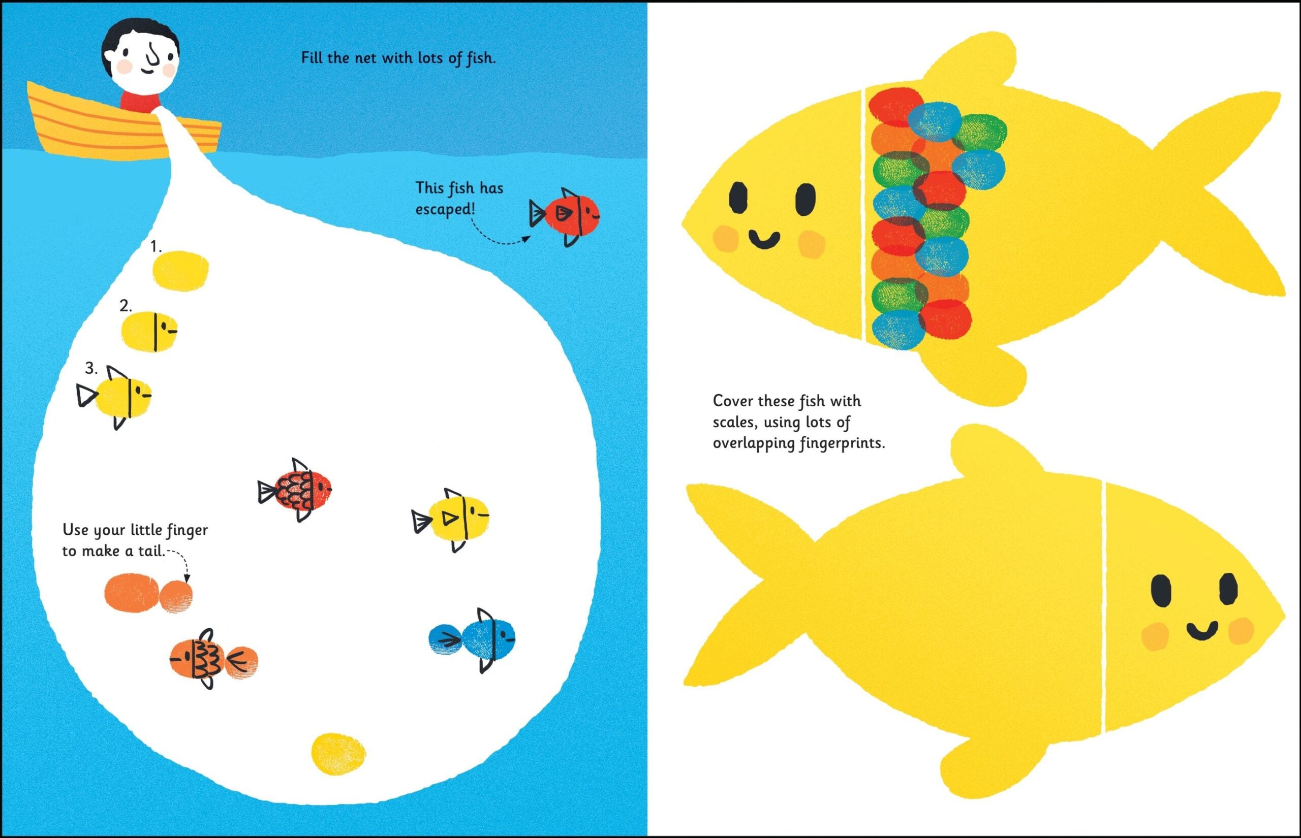 Usborne – Fingerprint Activities – Carte pentru copii 6+ ani – carte pentru copii Usborne, preview pagini